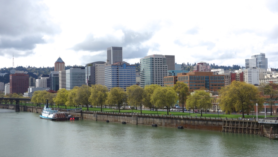 Portland city skyline